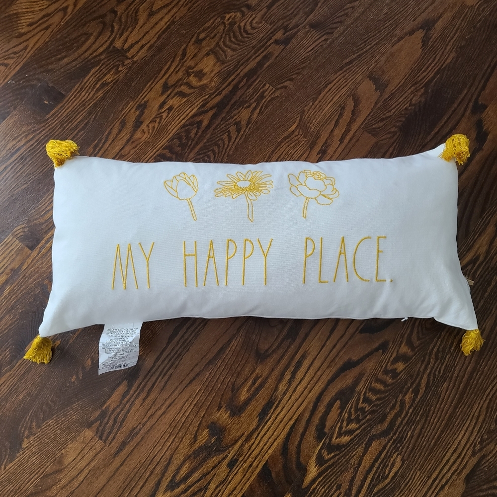 Rae Dunn Spring Pillow